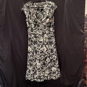 Cap sleeve mid calf dress